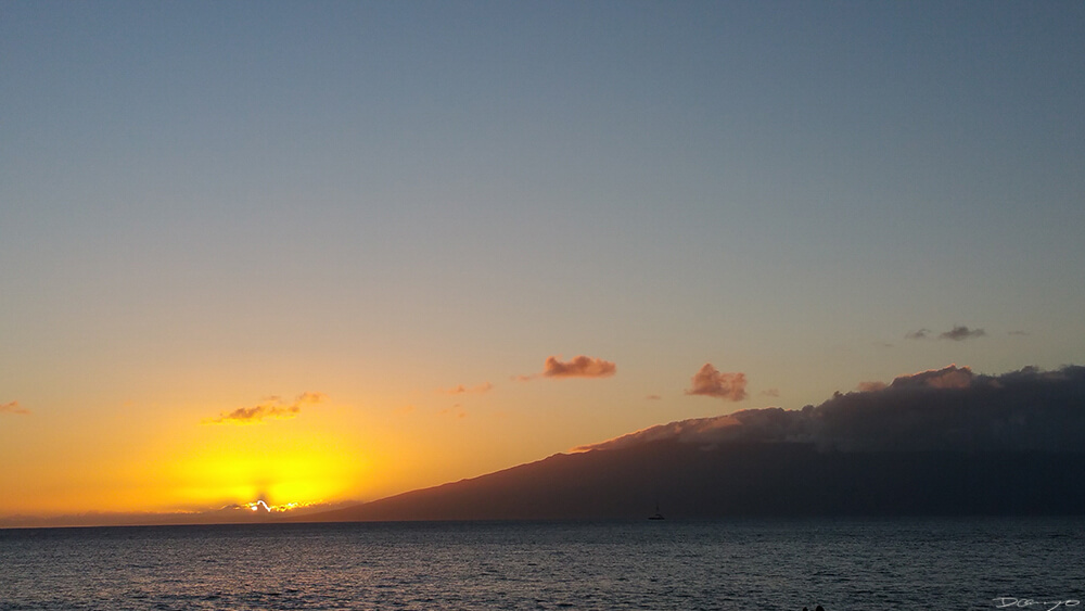 Sunset from Mauai, HI